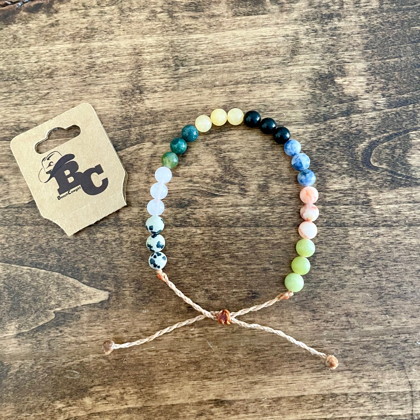 Beaded Stone Bracelet